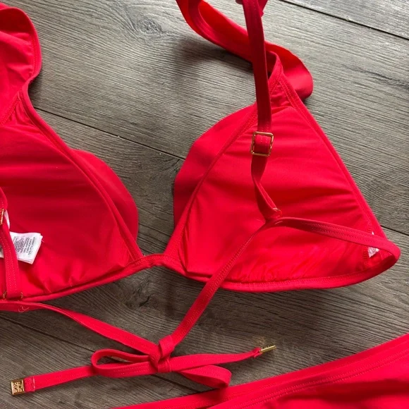 Tory Burch Red Swimsuit Set Size Small - Picture 6 of 11